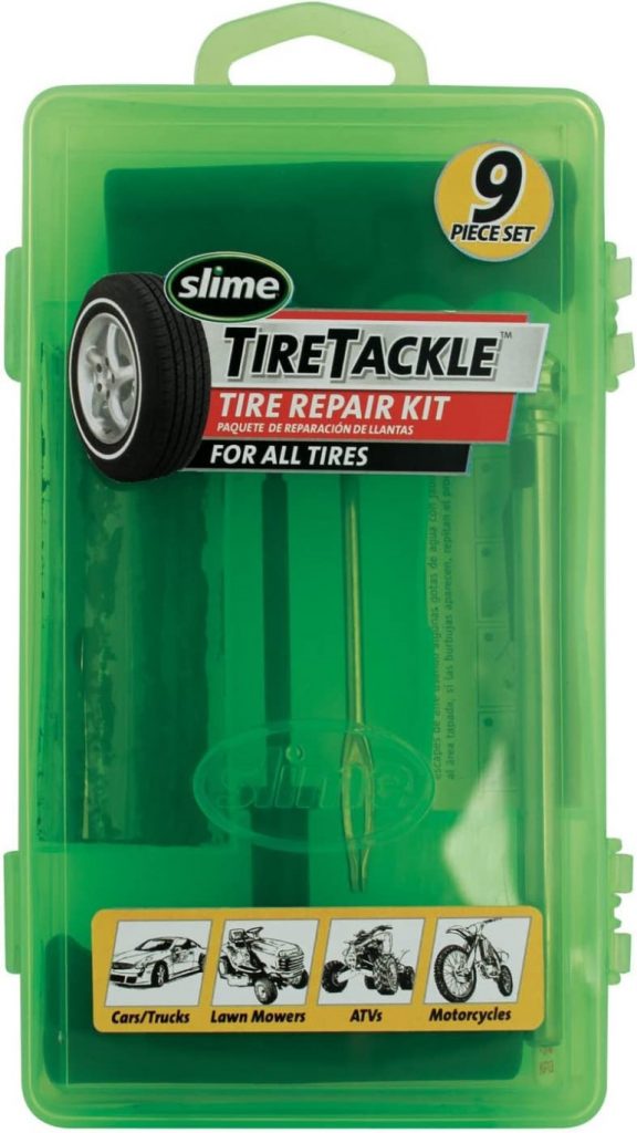 Slime 9-piece Tire Repair Tackle Kit
