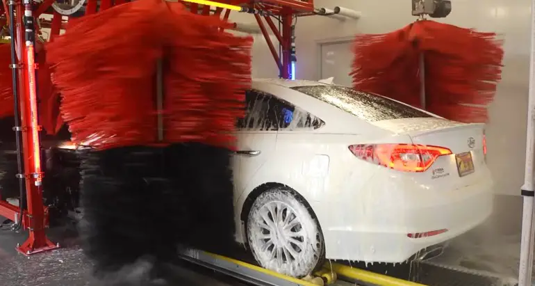 how to use a drive-through car wash